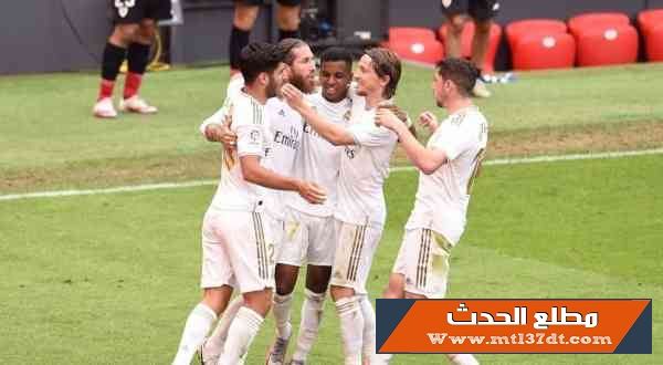 ريال مدريد يغرد في الصدارة بفوز مثير على بيلباو