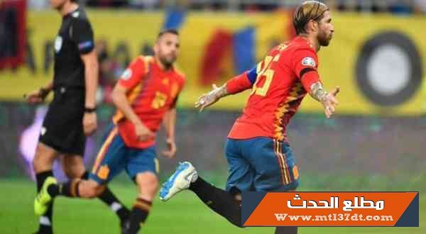 اسبانيا تفوز بقوة على أرضها
