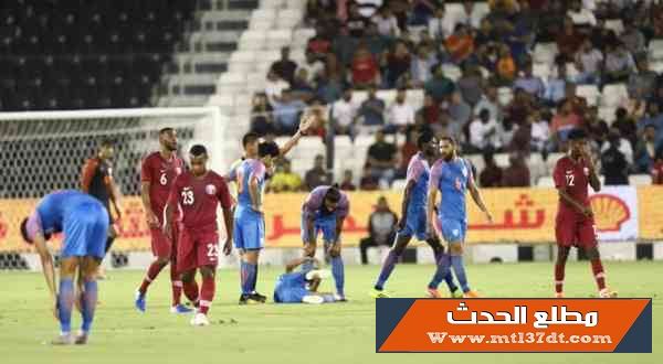 حقق المنتخب الهندي نتيجة مفاجئة ضد قطر المضيفة