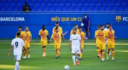 برشلونة يحقق فوز ودي على خيمناستيكا