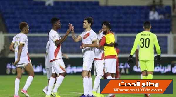 الوحدة يتغلب على ضمك ويترقي إلى المركز الثاني في الدوري