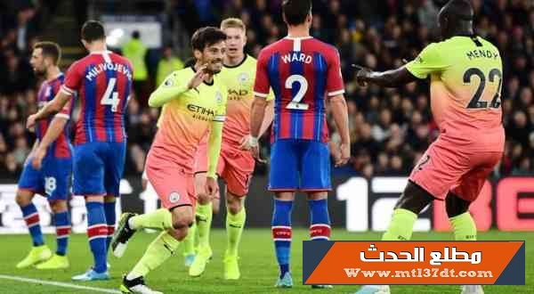 مانشستر سيتي يهزم كريستال بالاس بثنائية قوية