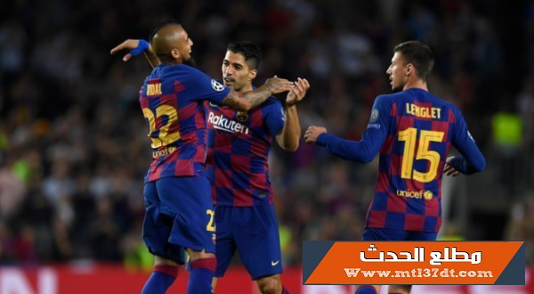 فوز مثير لـ برشلونة على إنتر ميلان بسبب سواريز